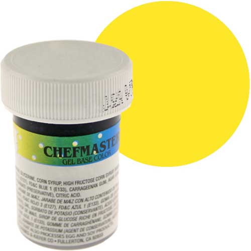Краска "Chefmaster" пастообразная LEMON YELLOW 28 грм