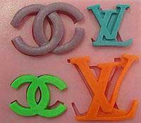 Силиконовый молд Шанель и Луи Витон