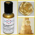 Краситель гелевый сверкающий Золотой Gold Sheen AmeriColor, 20 г