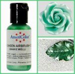 Краситель гелевый сверкающий Зелёный Green Sheen AmeriColor, 20 г