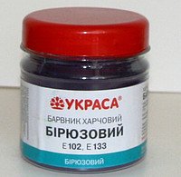 Сухой краситель, бирюзовый